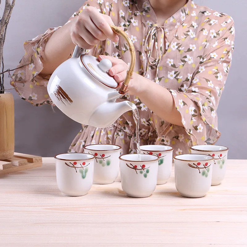 cherry blossom tea kettle