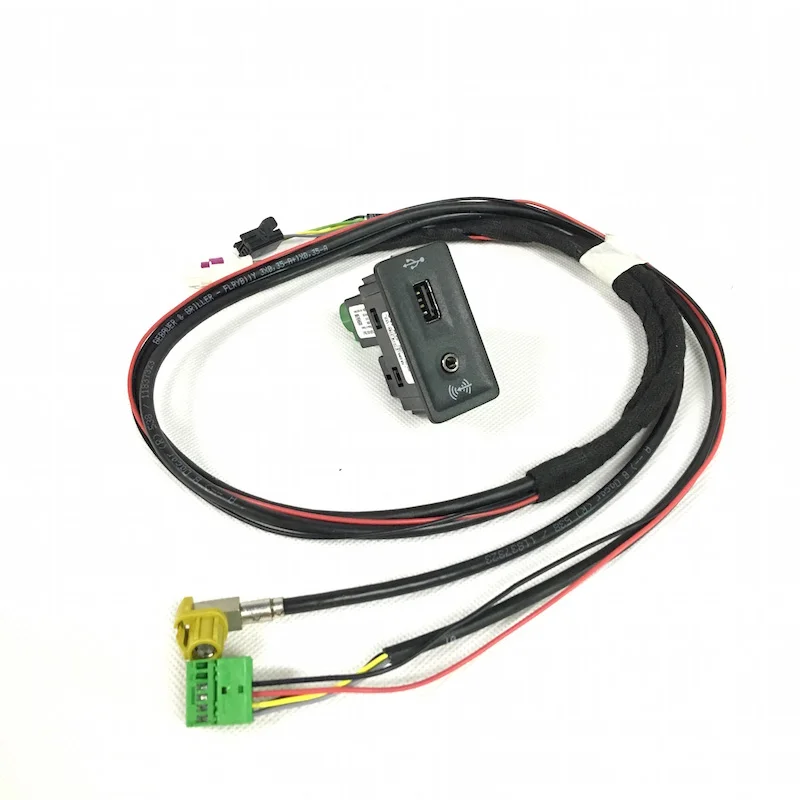 FOR Audi A3 8V MIB 2 CarPlay MDI USB AUX Plug Socket Switch Button,UPGRADE  Harness
