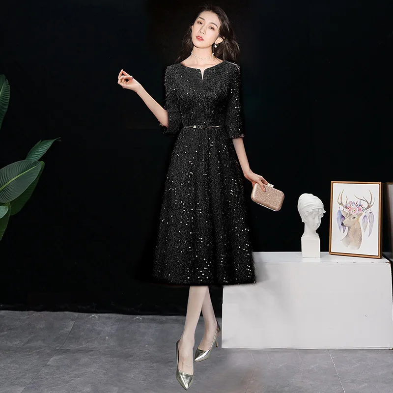 Black Pink Red Cocktail Dresses Half 