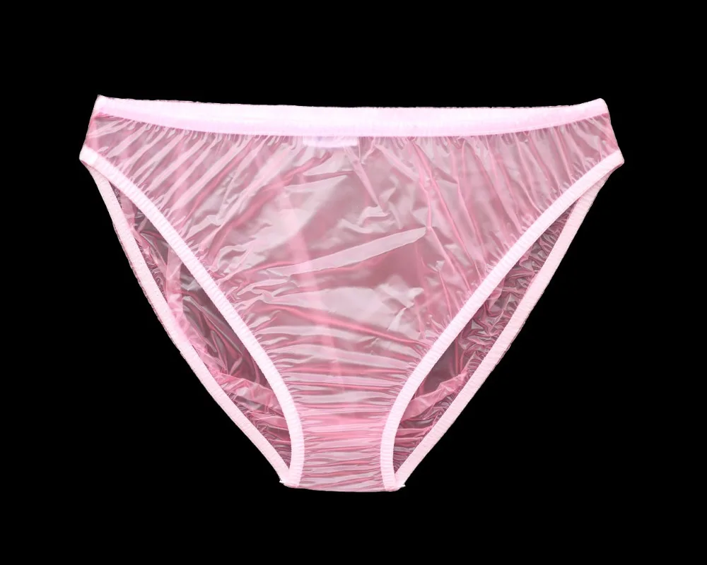 Haian Plastic Bikini Panties PVC Underwear Color Transparent