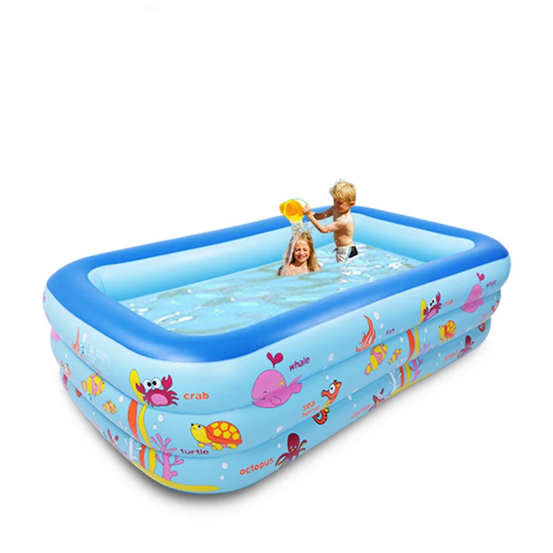 300cm 3 ring child kids inflatable pool 