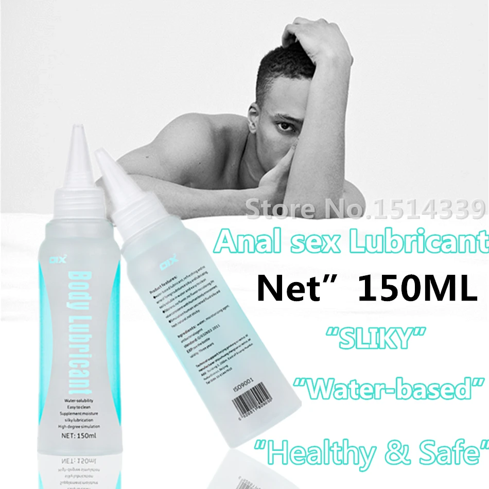 Αγορά Sex products | 150ml Water-Based Anal Sex Lubricant for Gay silk touch  anal lube sex special lubricant oil lubricant for sex masturbator grease