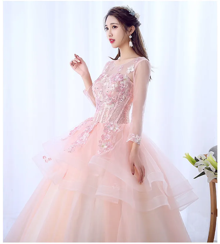 royal princess pink gown