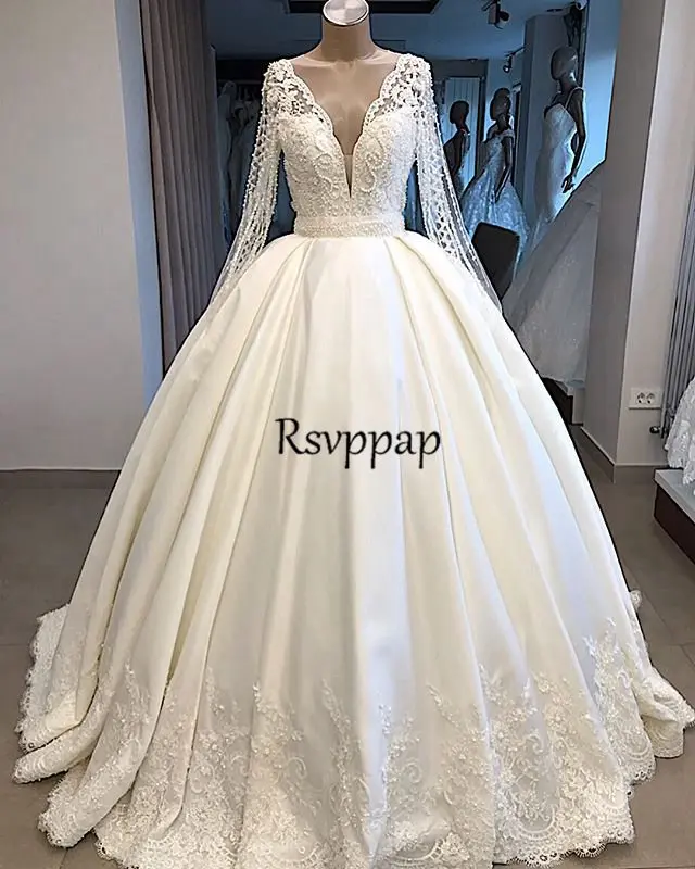 Luxury Wedding Dresses 2022 Sheer Lace 