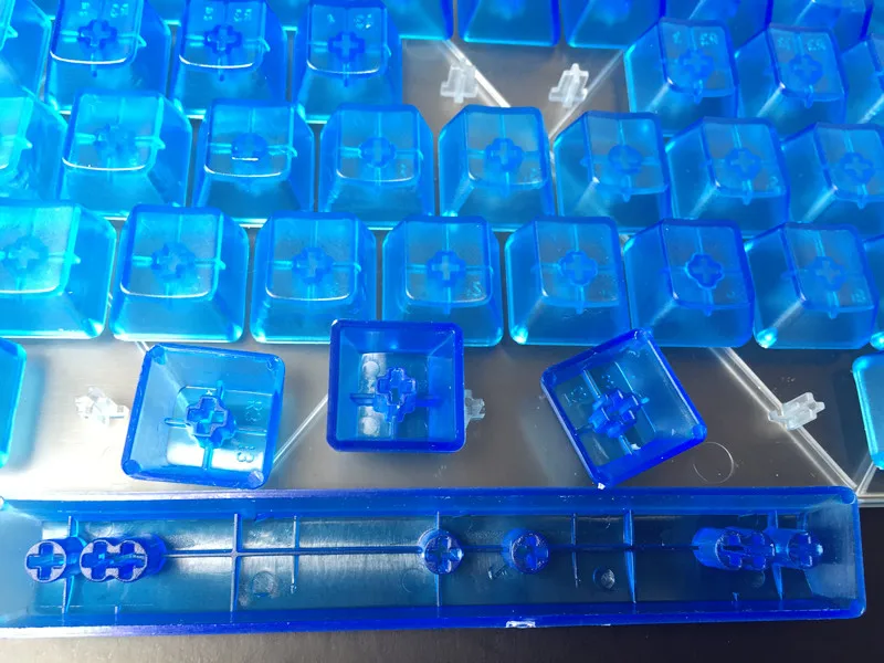 translucent blank keycaps