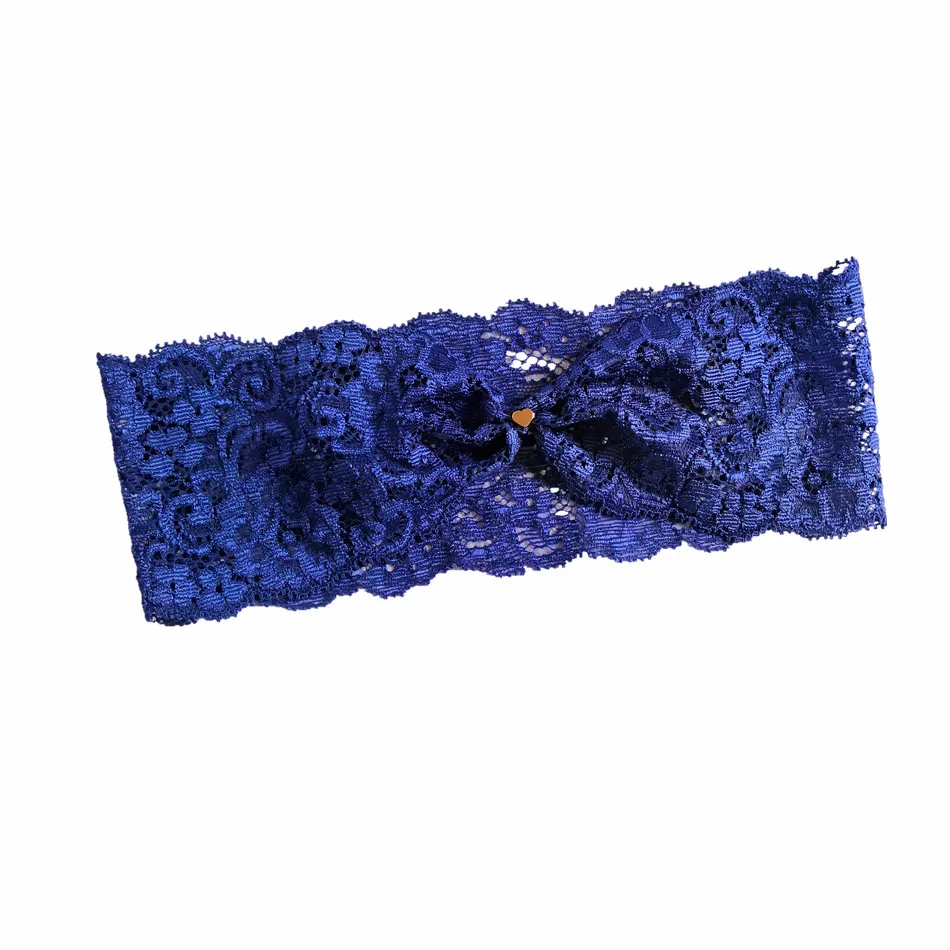 navy lace belt