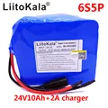 LiitoKala Brand 24V 10Ah 6S5P battery pack lithium 350w e-bike li-ion 25.2V 10000mah lithium bms electric bike battery 250W+2A preview-4