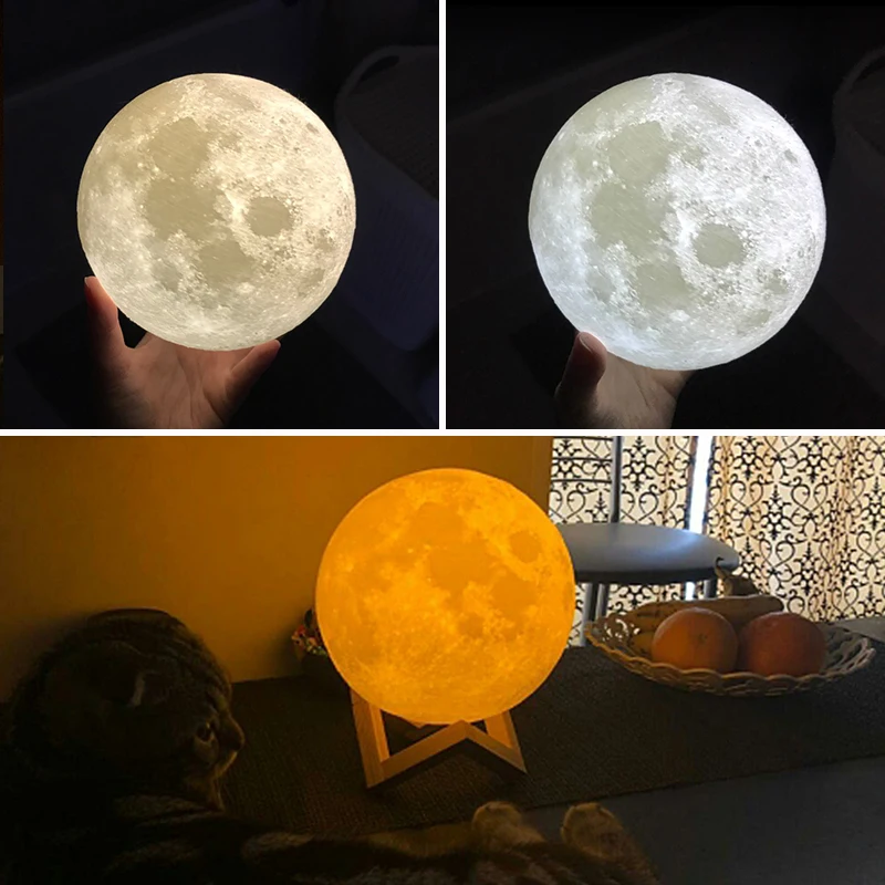 moon lamp 18cm