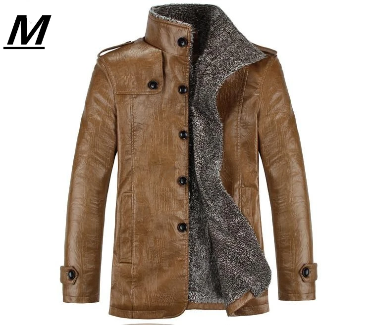 Leather Jacket Men Winter Jackets Coat 