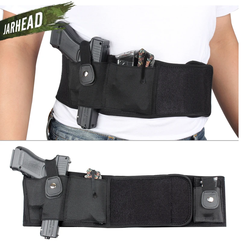 Tactical Universal Gun Holster Underarm Hidden Shoulder Holster Military  Handgun Belly Band Belt Pouch Hunting Accessories - AliExpress