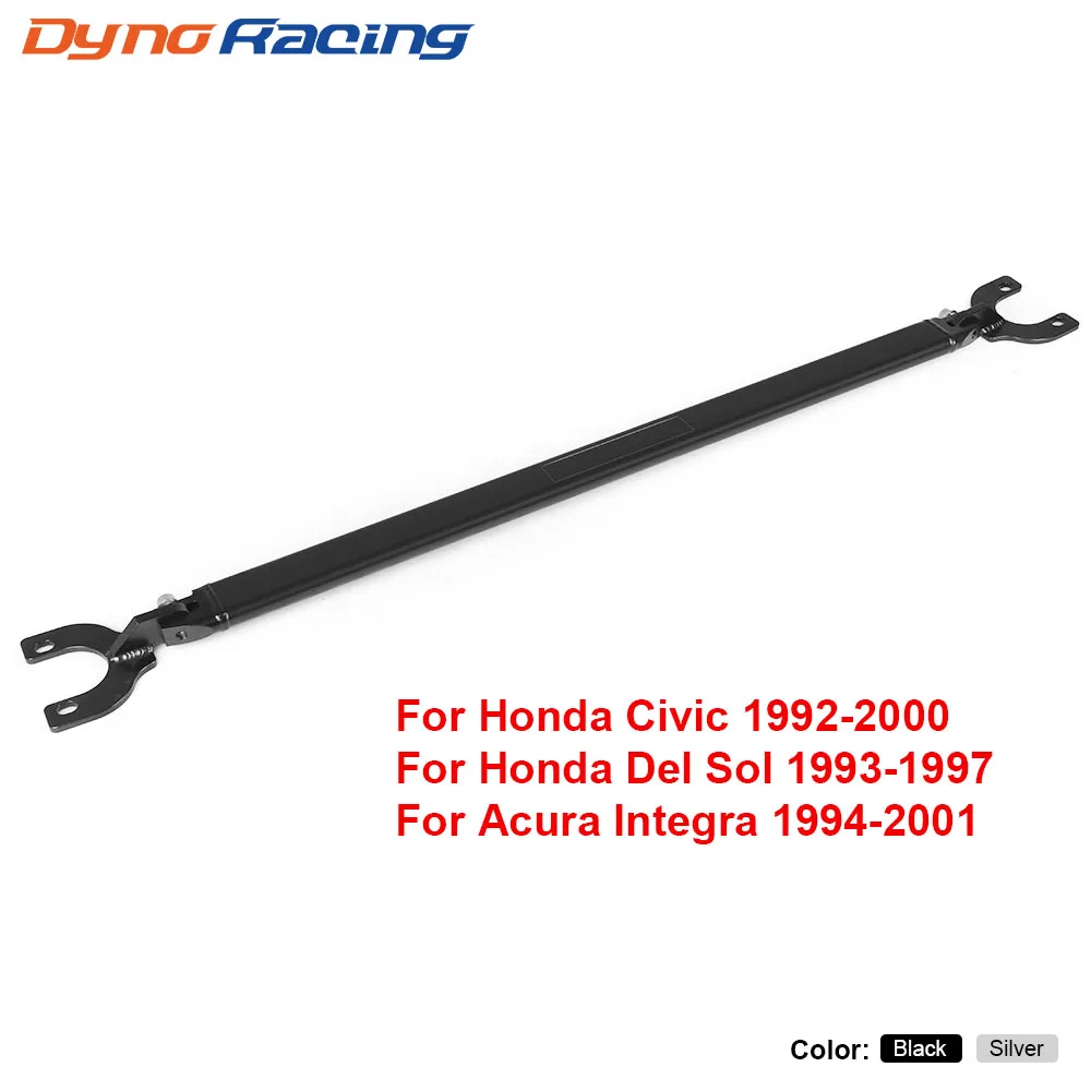 Auto Rear Upper Strut Brace Bar Fit for Honda Civic 92-00 EG EK/93-97 Del Sol/94-01 Integra DC2 Black/Sliver BX101525-animated-img