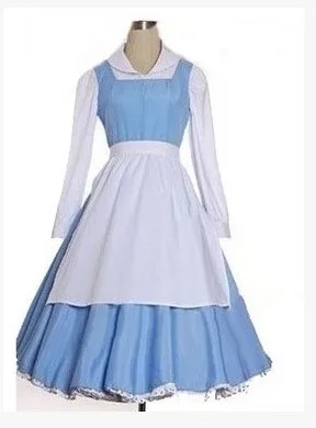 disney belle blue dress costume