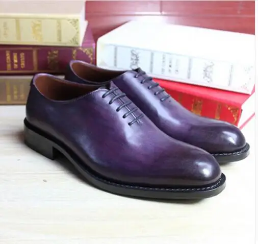 mens purple wedding shoes