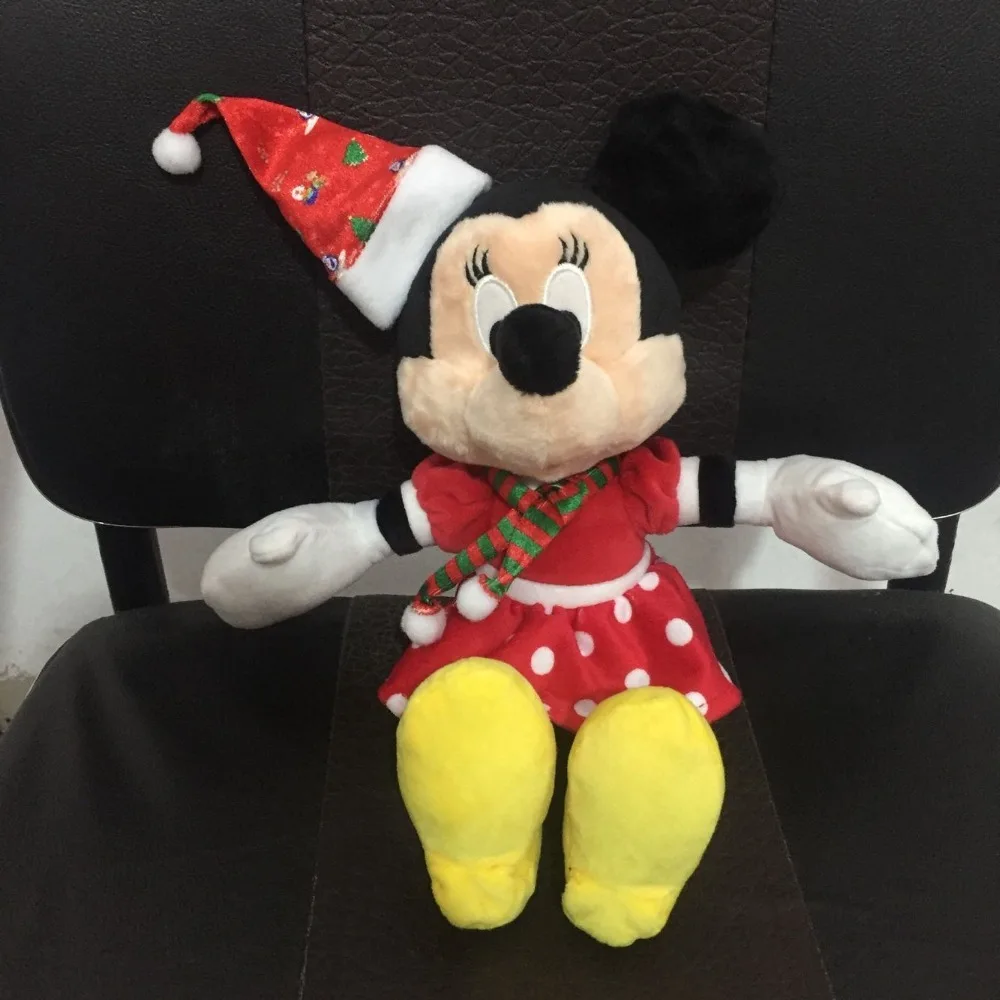 mickey mouse christmas plush toy