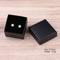 Wholesale Fashion Jewelry Box, Black color Rings Box, Box 5*5*3 Display Packaging Gift Box preview-2