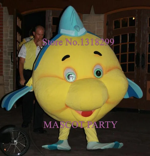קנו תחפושות לפורים  mascot Flounder Mascot fish Costume adult