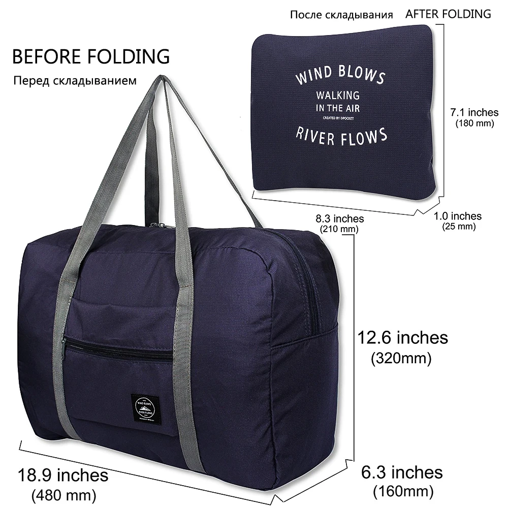 collapsible carry on bag