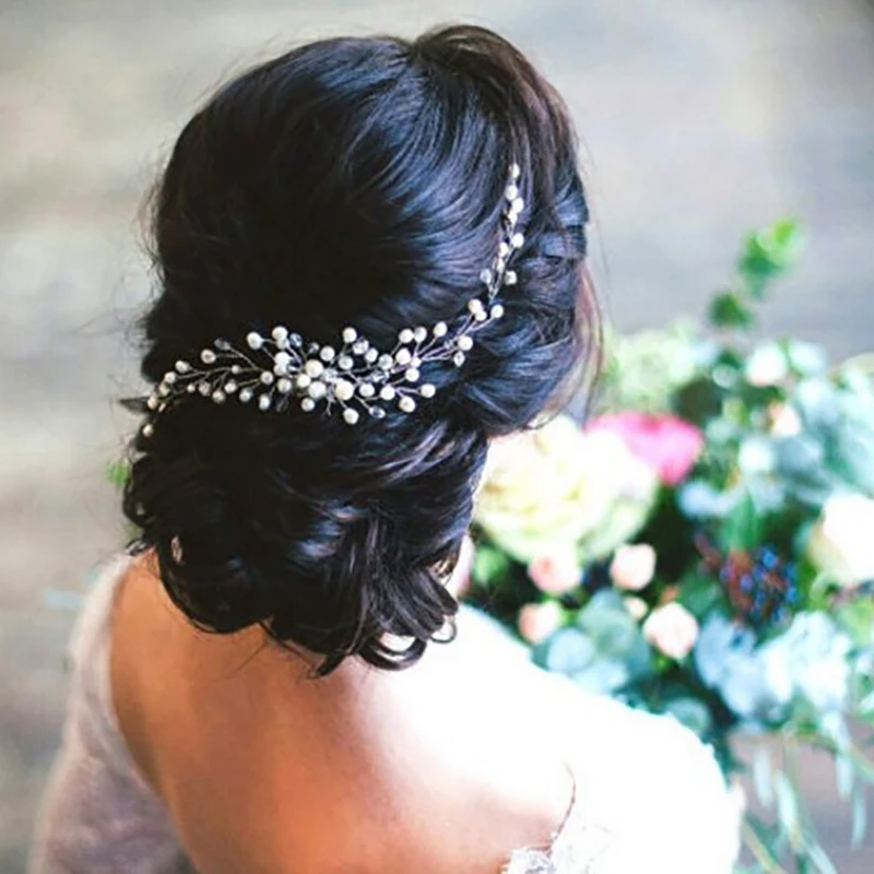 bridal wedding hair piece