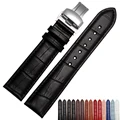 Hot sale Watchband ,High-quality Leather, Watch Accessories 18mm 19mm 20mm 21mm 22mm Strap Belt Free shipping preview-2