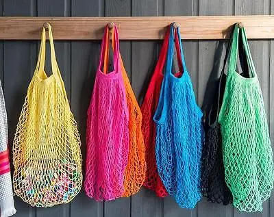 cotton net shopping bolsa