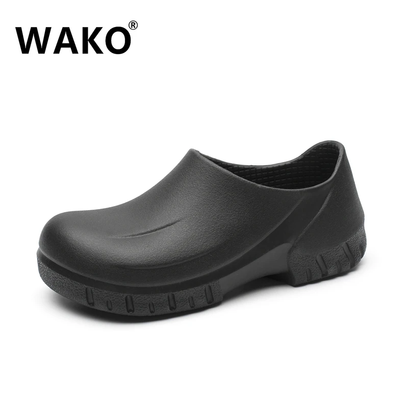 black chef clogs