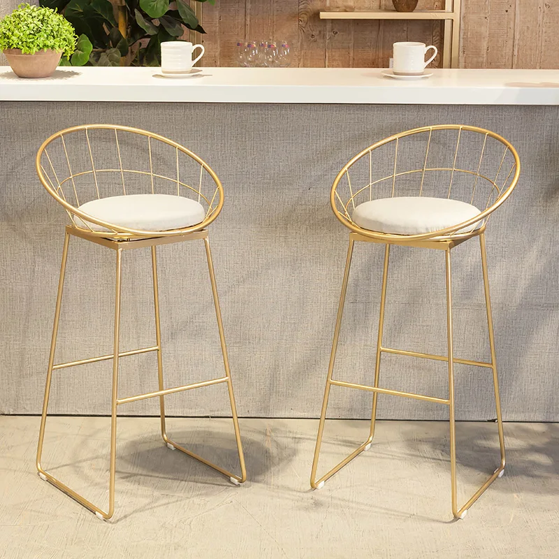 wire metal counter stool