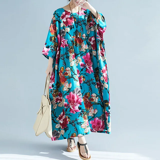 Women Summer Oversize Long Dress 2022