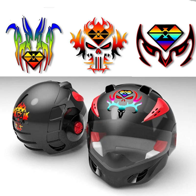 motorcycle visor decal