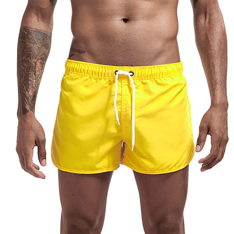 yellow swim brief