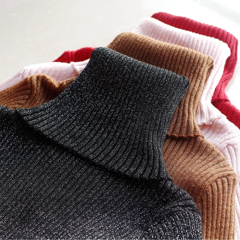 Knitted Ribbed Slim Jumper 