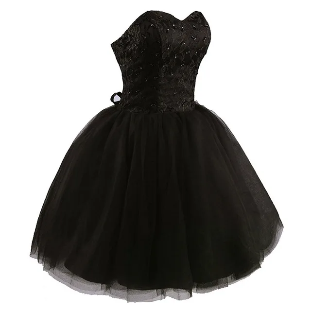 short black poofy dress