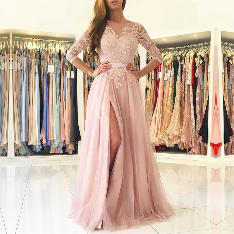 Blush Pink Bridesmaid Dresses 