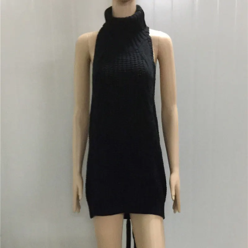 Summer New Turtleneck Sleeveless Long 
