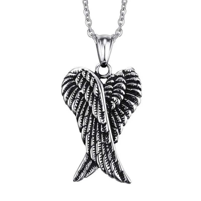 Mens angel wing necklace Clearance