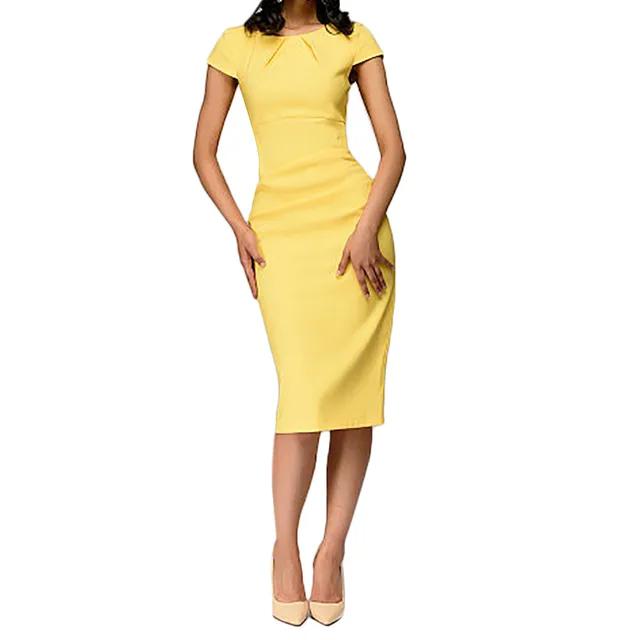 Sexy Elegant Business office Midi Dress 