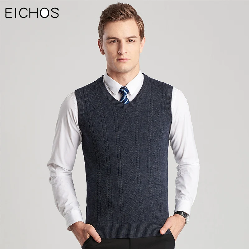 knitted vest wool