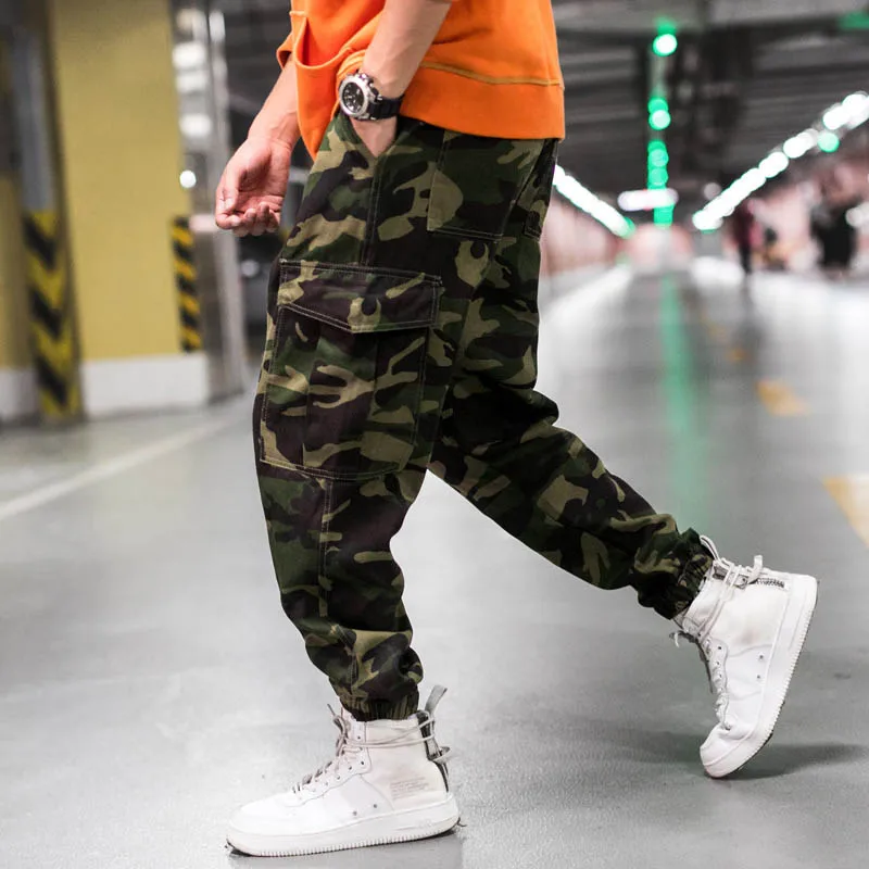 green camouflage pants