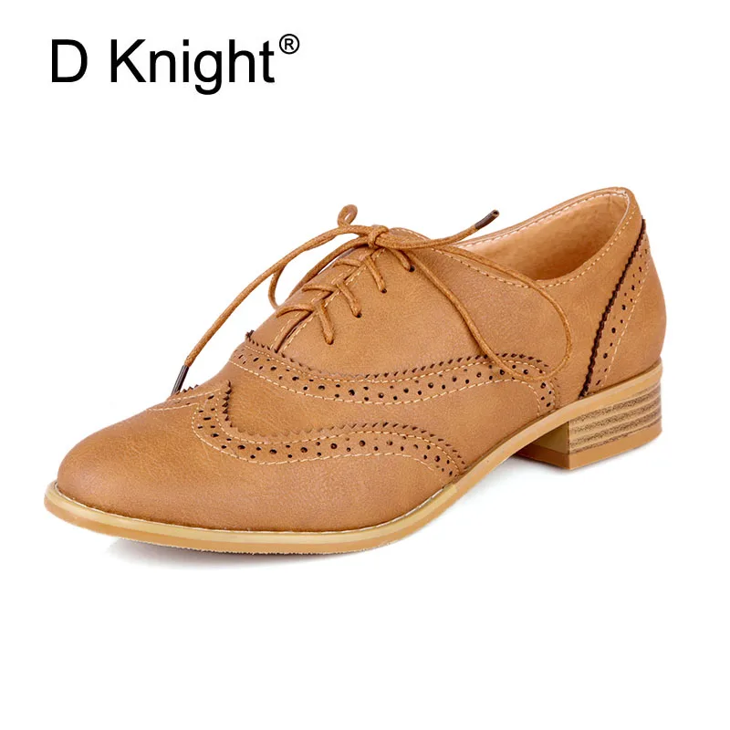 New Fashion Round Toe Carved Brogue 