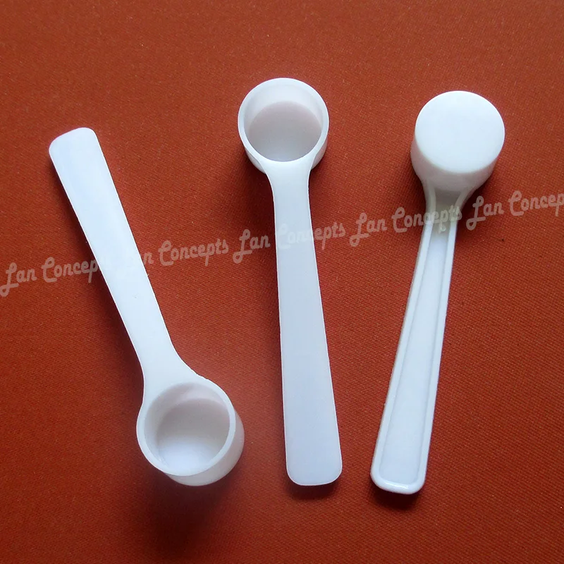 200Pcs 1.2ml/0.5g Mini Powder Scoops Mini Measuring Spoons Micro Powder  Scoop for Cosmetics Medicines Spices Powder Measurement - AliExpress