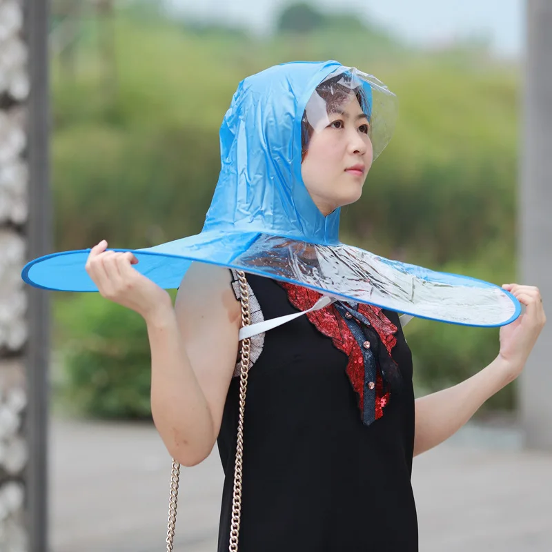 transparent umbrella hat