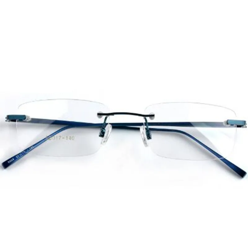 rimless eyeglass frames