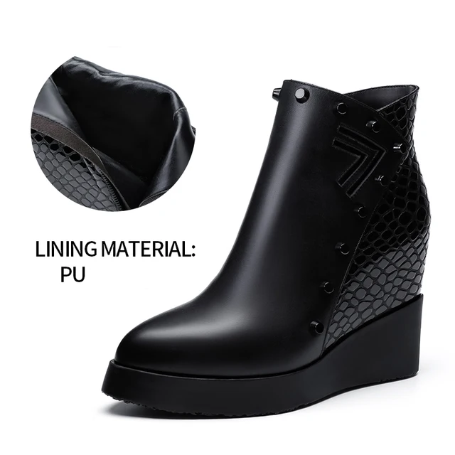 womens platform wedge boots