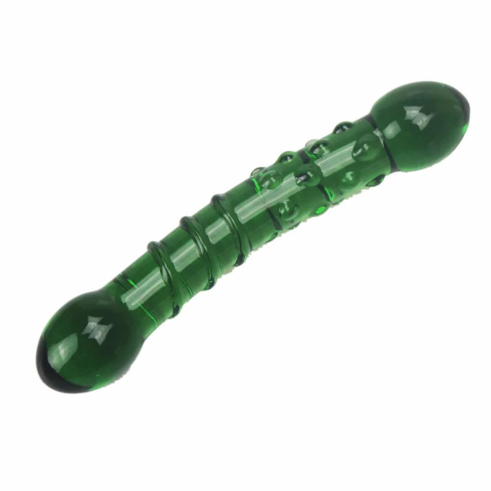 Купить Секс товары | Green Glass Anal plug textured G SPOT squirt LGBT BALL  DICK cucumber plant sex toys for Man prostate stimulator anus BUTTplug