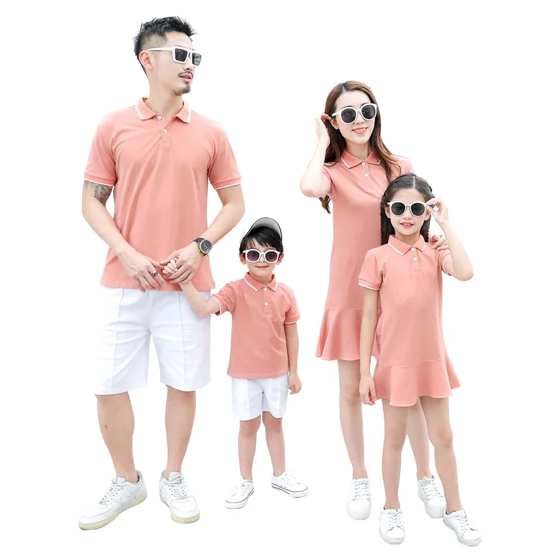 matching polo outfits for family