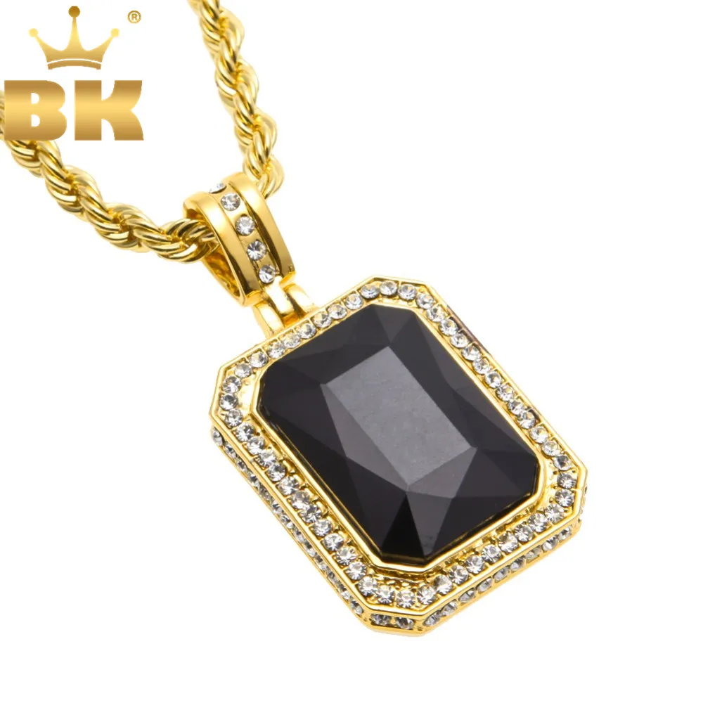 Men's Trendy Iced Out Hip Hop Pendant 