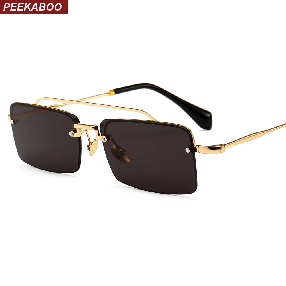 retro rectangle sunglasses men