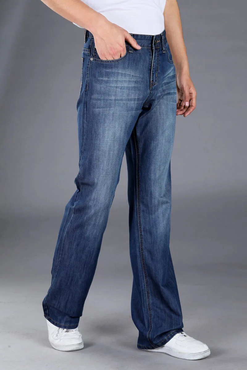 ICPANS Men's Flared Jeans Pants Fashion 