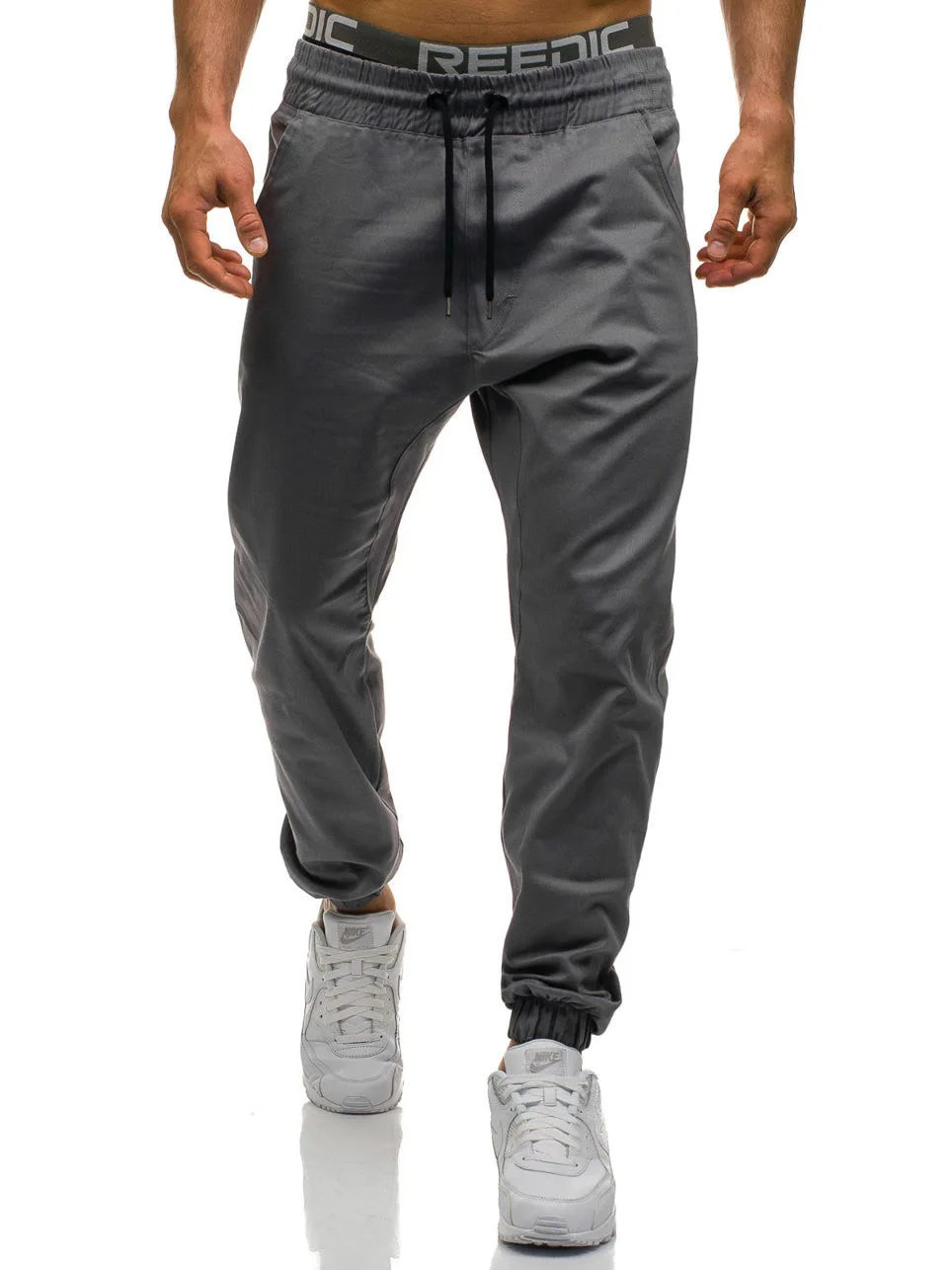 Brand Male New Fashion 2018 Slim Solid 