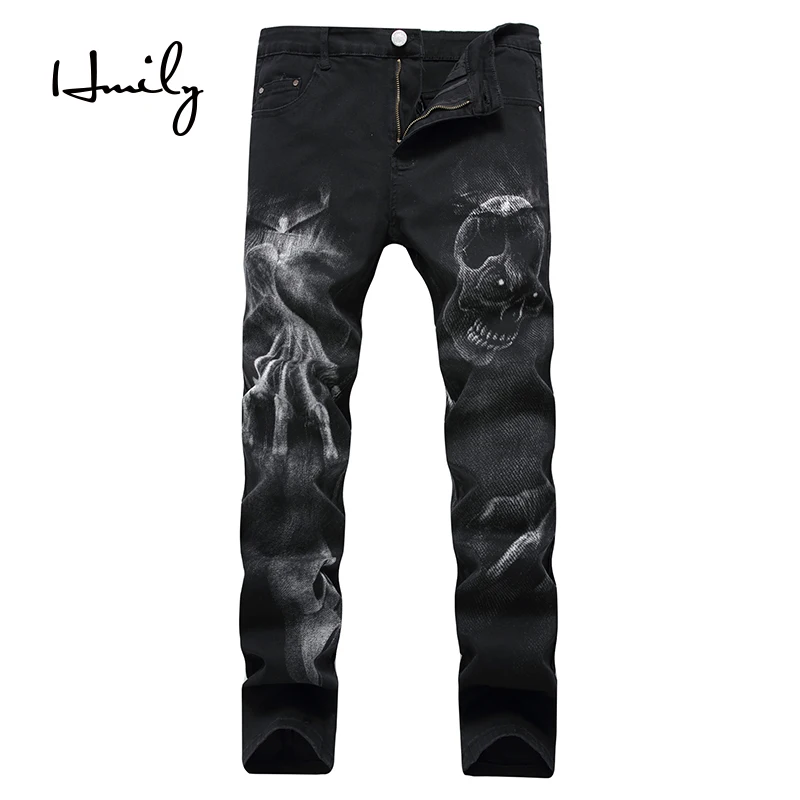 new printed jeans