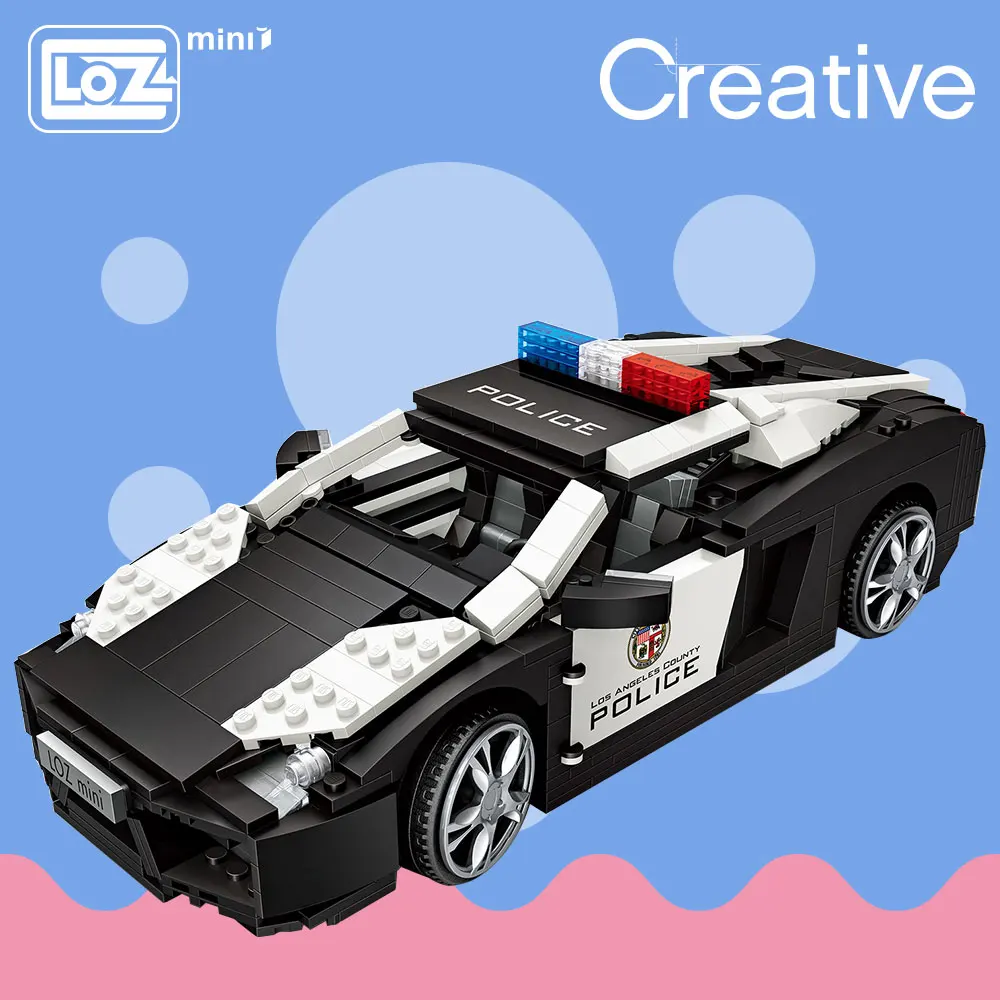 mini toy police cars